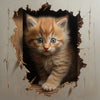 Kitten In The Wall Paint-By-Numbers Kit