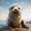 Seal Paint-By-Numbers Kit
