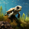 Turtle Paint-By-Numbers Kit